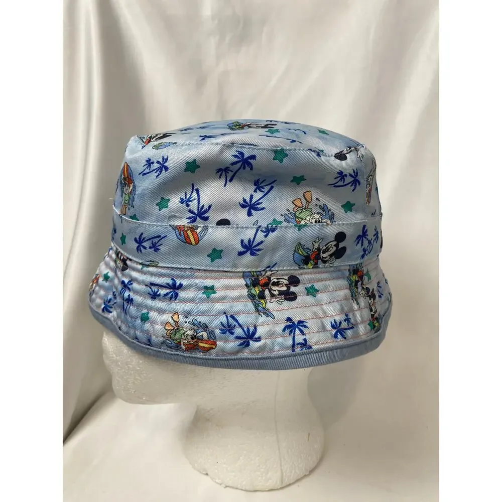 Disney Mickey Junior Reversible Bucket Hat Blue Orange for Toddler
